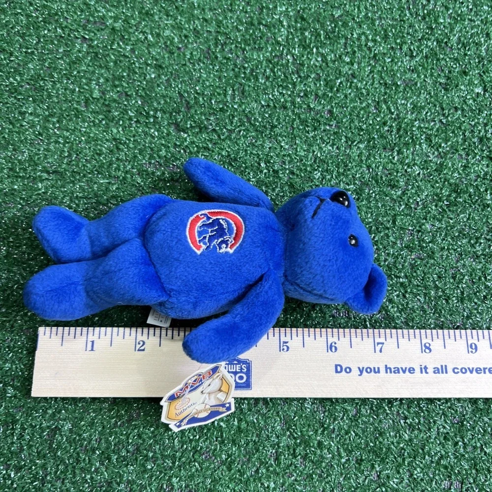 Cooperstown‎ Bears Chicago Cubs #34 Woods Small Blue Bear Plush With Tags